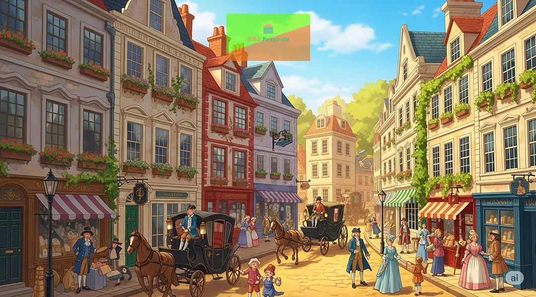 townhouse abad ke 18 di inggris